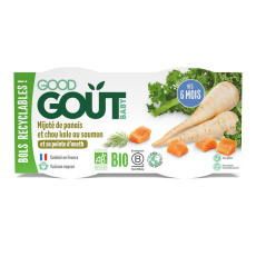 2x GOOD GOUT BIO Losos s kapustou a pastinákem 190 g