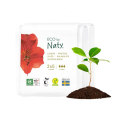 ECO BY NATY Vložky slipové, super-cestovní balení (2x5 ks) ECO BY NATY Vložky slipové, super-cestovní balení (2x5 ks)