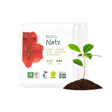 ECO BY NATY Vložky slipové, super-cestovní balení (2x5 ks) ECO BY NATY Vložky slipové, super-cestovní balení (2x5 ks)