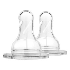 DR.BROWN'S Savičky náhradní silikonové pro kojenecké láhve Options+ NARROW stupeň 1, BPA FREE  2 ks