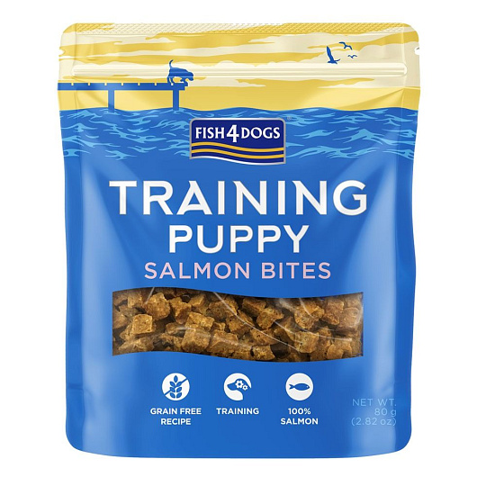FISH4DOGS Pamlsky pro štěňátka TRAINING losos 80 g FISH4DOGS Pamlsky pro štěňátka TRAINING losos 80 g