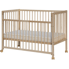 Scarlett Dětská postýlka Scarlett DOMINIK - ECO přírodní (borovice) - stahovací bočnice - 120 x 60 cm