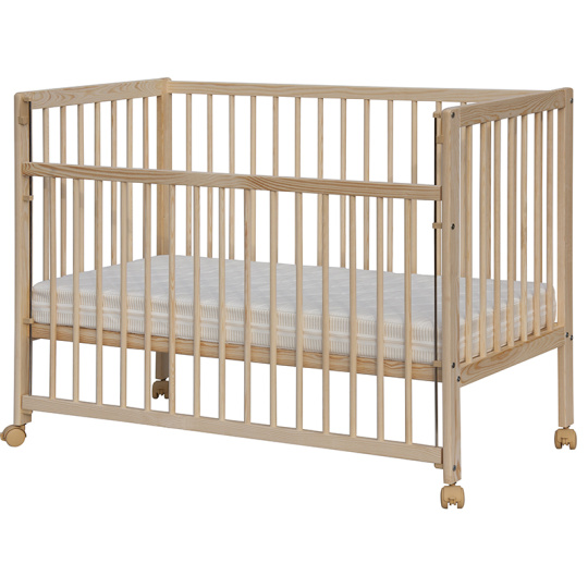 Scarlett Dětská postýlka Scarlett DOMINIK - ECO přírodní (borovice) - stahovací bočnice - 120 x 60 cm Scarlett Dětská postýlka Scarlett DOMINIK - ECO přírodní (borovice) - stahovací bočnice - 120 x 60 cm