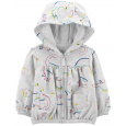 CARTER'S Mikina s kapucí Grey Dino holka 3m