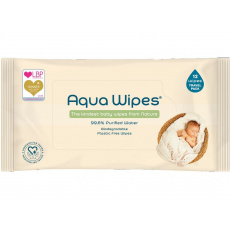 AQUA WIPES BIO Aloe Vera 100% rozložitelné ubrousky, 99% vody, 12ks AQUA WIPES BIO Aloe Vera 100% rozložitelné ubrousky, 99% vody, 12ks