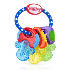 NUBY Kousátko s chladivým gelem klíče 3 m+ NUBY Kousátko s chladivým gelem klíče 3 m+