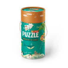 DODO Tubus didaktický puzzle a aktivity Světová zvířata DODO Tubus didaktický puzzle a aktivity Světová zvířata