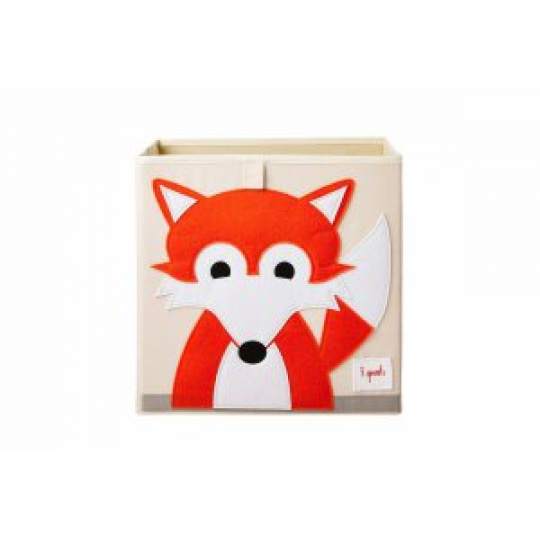 3 SPROUTS Úložný box Fox Orange