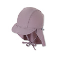 STERNTALER Kšiltovka do vody s ochranou krku na zavazování fialová holka- 47 cm 9-12 m