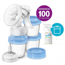 Philips AVENT Odsávačka mateřského mléka Natural s VIA systémem + AQUAINT 500 ml Philips AVENT Odsávačka mateřského mléka Natural s VIA systémem + AQUAINT 500 ml