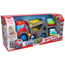 WIKY Kiddy Auto odtahovka s efekty 2 auta 9 cm 18m+ WIKY Kiddy Auto odtahovka s efekty 2 auta 9 cm 18m+