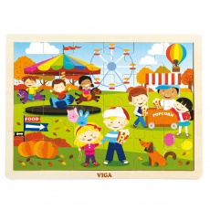 Dětské dřevěné puzzle Viga Podzim Dětské dřevěné puzzle Viga Podzim