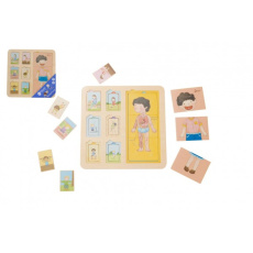 Puzzle deskové dřevěné lidské tělo/sport ve fólii 30x30cm 12m+ Puzzle deskové dřevěné lidské tělo/sport ve fólii 30x30cm 12m+
