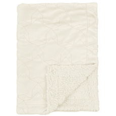 BIMBI DREAMS Deka s kožíškem hvězdy white 80x110 cm BIMBI DREAMS Deka s kožíškem hvězdy white 80x110 cm