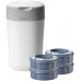 TOMMEE TIPPEE Výhodná sada Sangenic koš Twist & Click + 4 kazety univerzální