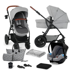 KINDERKRAFT SELECT Kočárek kombinovaný Xmoov 3v1 Light Grey, Premium KINDERKRAFT SELECT Kočárek kombinovaný Xmoov 3v1 Light Grey, Premium