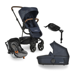 EASYWALKER Kočárek kombinovaný Harvey3 Premium 4v1 Sapphire Blue/Grey Melange-Safe Orange EASYWALKER Kočárek kombinovaný Harvey3 Premium 4v1 Sapphire Blue/Grey Melange-Safe Orange