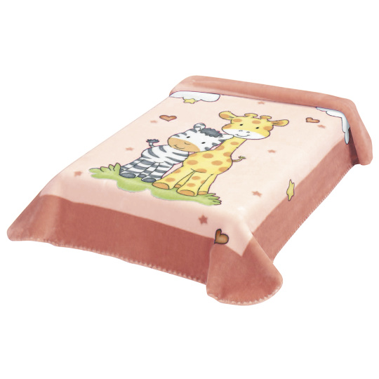 Scarlett Deka pro miminko 637 - růžová, 80 x 110 cm Scarlett Deka pro miminko 637 - růžová, 80 x 110 cm