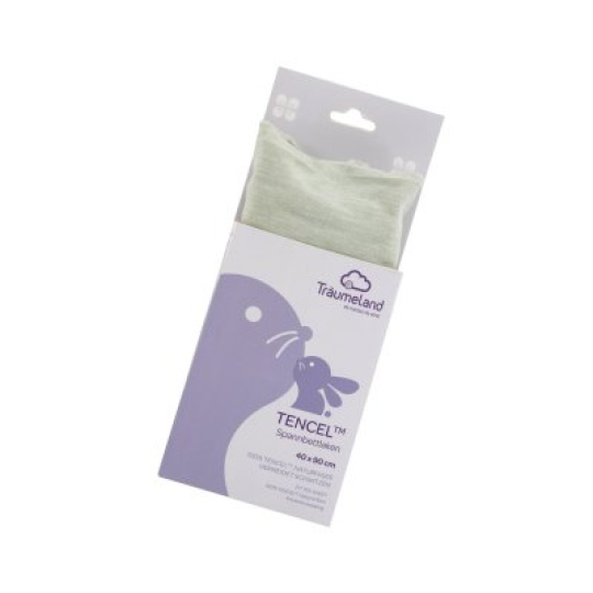 TRÄUMELAND prostěradlo Tencel 40x90 Desert Sage TRÄUMELAND prostěradlo Tencel 40x90 Desert Sage