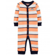CARTER'S Overal bez nožiček na druky Sleep & Play Orange Stripes chlapec NB/ vel. 56