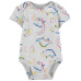 CARTER'S Body krátký rukáv Grey Dino holka 3m