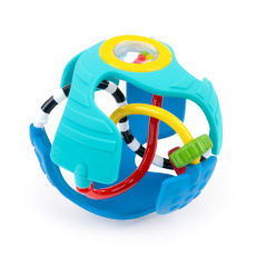 BABY EINSTEIN Hračka senzorický míč s kousátkem Rattle & Sense™ 3m+ BABY EINSTEIN Hračka senzorický míč s kousátkem Rattle & Sense™ 3m+