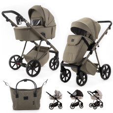 ADAMEX Kočárek kombinovaný Delta Natura Taupe ADAMEX Kočárek kombinovaný Delta Natura Taupe