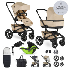 EASYWALKER Kočárek kombinovaný Jimmey Sand Taupe XXL AIR + RWS + KIDDY Evoluna i-size 2 + základna EASYWALKER Kočárek kombinovaný Jimmey Sand Taupe XXL AIR + RWS + KIDDY Evoluna i-size 2 + základna