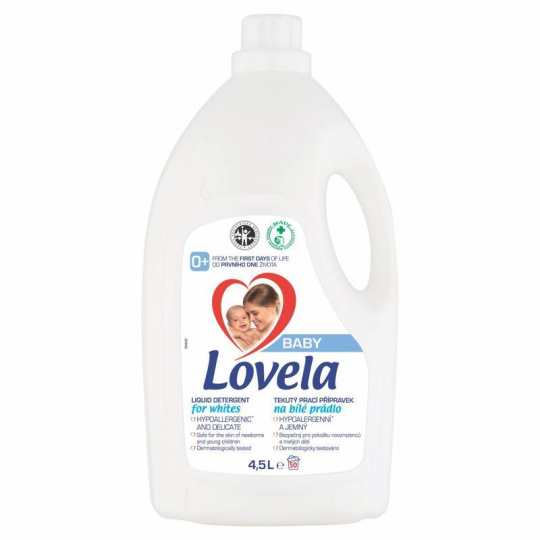 LOVELA Baby tekutý prací přípravek na barevné prádlo 4,5 l / 50 pracích dávek