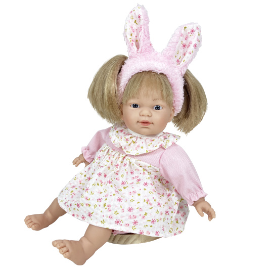 NINES Panenka s vlásky  COCO BUNNY 31 cm 30705