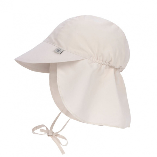 Lässig SPLASH Sun Protection Flap Hat block str.milky/blue mon.