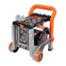 Smoby Pracovní dílna skládací na kolečkách Bricolo Devil Workmate 3in1 Black&Decker  s kufříkem a 19 doplňků