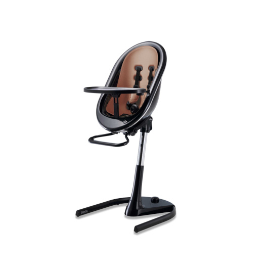 Židlička Moon Black / Camel
