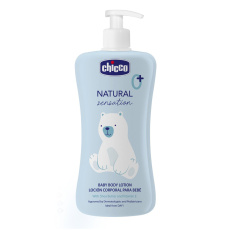 CHICCO Mléko tělové Natural Sensation s bambuckým máslem a vitaminem E 500ml, 0m+ CHICCO Mléko tělové Natural Sensation s bambuckým máslem a vitaminem E 500ml, 0m+