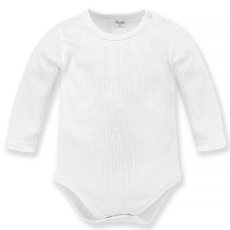 PINOKIO Body vroubkované dlouhý rukáv Lovely Day uni bílá vel. 80 PINOKIO Body vroubkované dlouhý rukáv Lovely Day uni bílá vel. 80