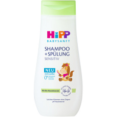 HiPP Babysanft Šampón dětský s kondicionérem Koník 200 ml