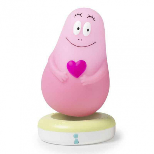 PABOBO Světýlko na usínání Lumilove Barbapapa svítící kamarád Pink