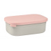 Svačinový box nerez Velvet Grey / Dusty Rose