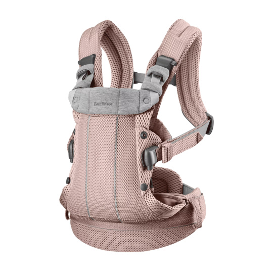 BABYBJÖRN Nosítko Harmony Dusty pink 3D mesh, do 15 kg