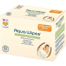 12x AQUA WIPES EKO Ubrousky dětské vlhčené, 12 ks 12x AQUA WIPES EKO Ubrousky dětské vlhčené, 12 ks