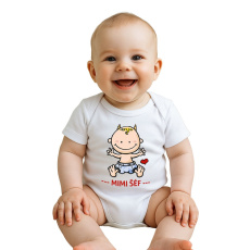 Body s potiskem New Baby MIMI ŠÉF Body s potiskem New Baby MIMI ŠÉF