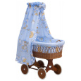 Scarlett Nebesa nad Mojžíšův košík pro miminko a kolébky - Scarlett Mráček - modrá