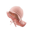 STERNTALER Klobouk mušelinový s ochranou krku na zavazování s UV filtrem 50+ růžová holka 39 cm-3-4