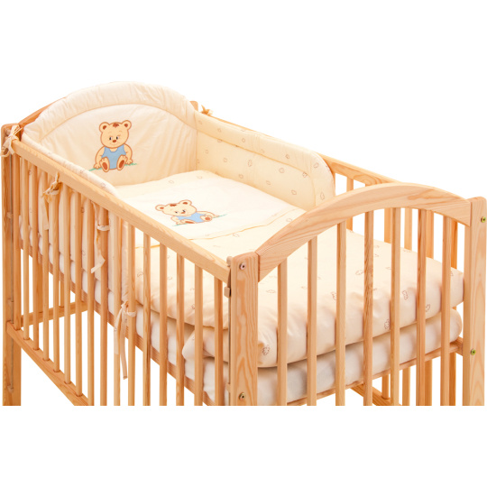 Scarlett Povlečení do postýlky 3dílné - Scarlett Méďa - béžová 100 x 135 cm Scarlett Povlečení do postýlky 3dílné - Scarlett Méďa - béžová 100 x 135 cm