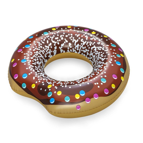 Dětský velký nafukovací kruh Bestway DONUT 107cm brown