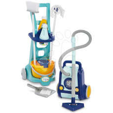 Écoiffier Úklidový vozík a vysavač Cleaning Trolley&Vacuum Cleaner Clean Home s 10 doplňky od 18 měsíců Écoiffier Úklidový vozík a vysavač Cleaning Trolley&Vacuum Cleaner Clean Home s 10 doplňky od 18 měsíců
