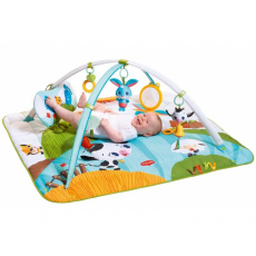 Hrací deka s hrazdou Gymini Kick & Play Tiny Farm Hrací deka s hrazdou Gymini Kick & Play Tiny Farm