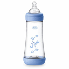 CHICCO Lahev kojenecká Perfect5 silikon 300ml kluk CHICCO Lahev kojenecká Perfect5 silikon 300ml kluk
