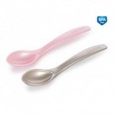 CANPOL BABIES Plastové lžičky 2 ks růžové CANPOL BABIES Plastové lžičky 2 ks růžové
