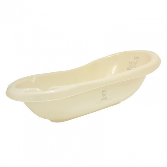 MALTEX Vanička Zebra 100 cm se špuntem a protiskluzovou podložkou - béžová